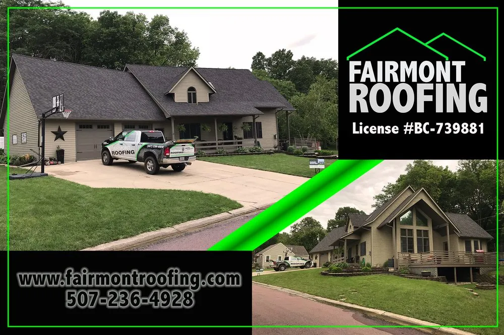 Slide of Fairmont Roofing
