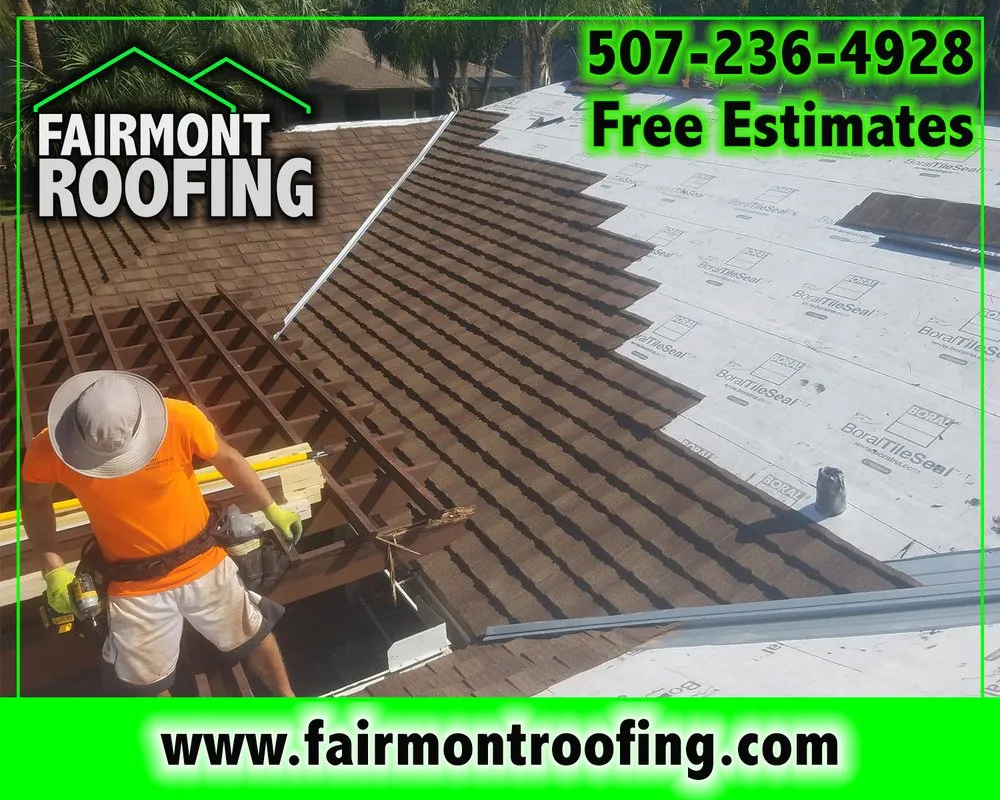 Slide of Fairmont Roofing