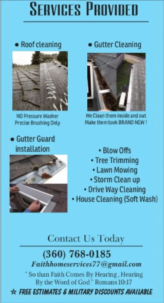 Slide of Faith Home Services