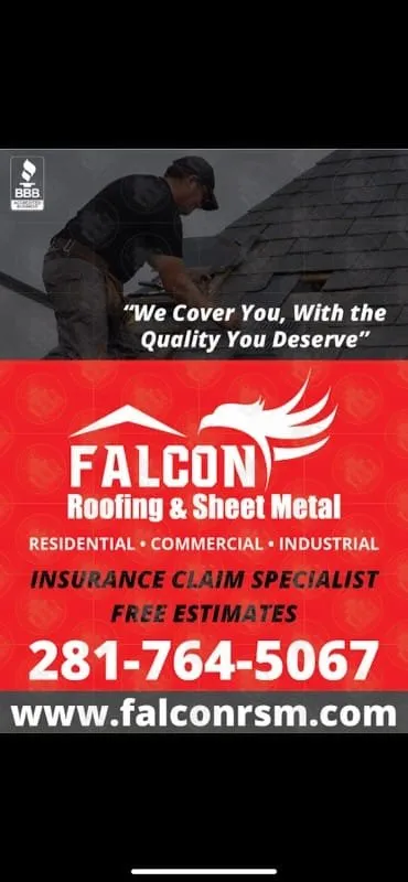 Professional roof inspection in Huffman, TX by Falcon Roofing & Construction