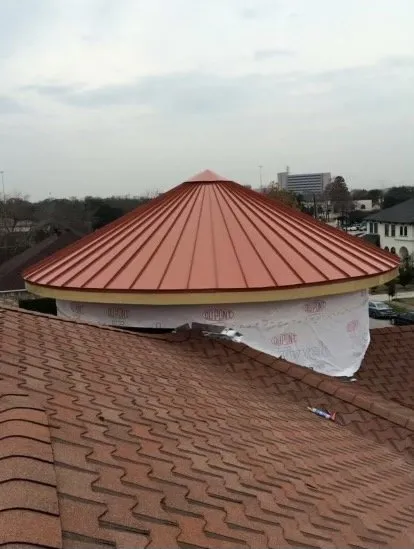 Professional roof repair for homes in Huffman, TX by Falcon Roofing & Sheet Metal