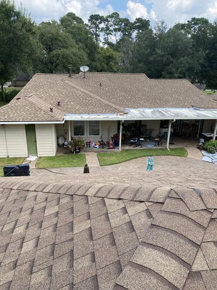 Local roof leak repair for homes in Huffman, TX by Falcon Roofing & Sheet Metal