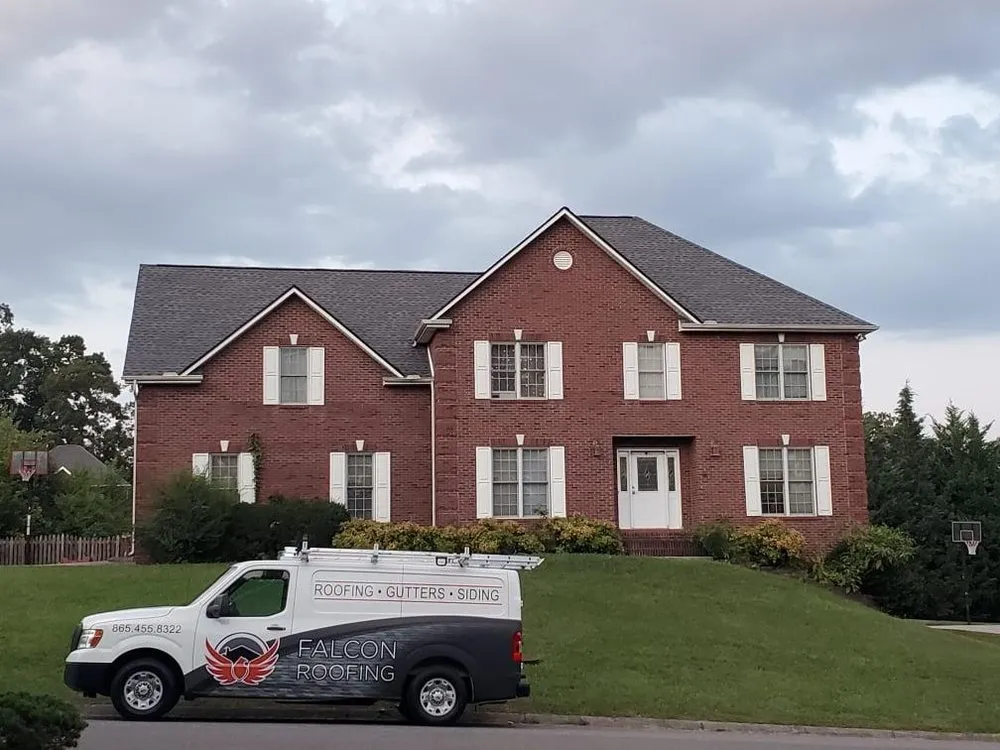 Slide of Falcon Roofing