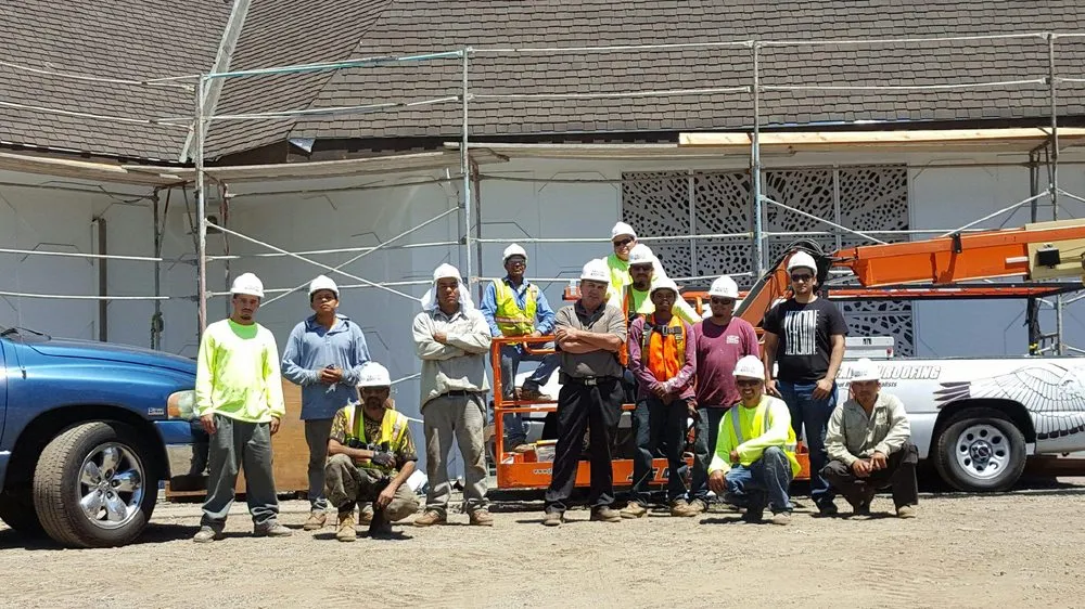 Slide of Falcon Roofing