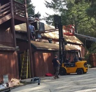 Slide of Falcon Roofing