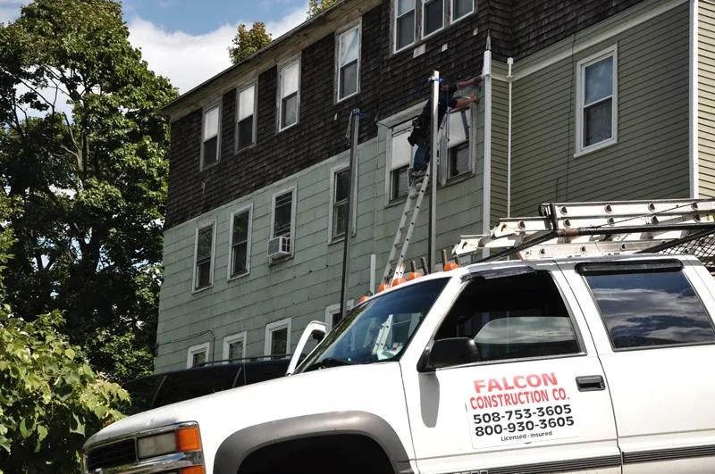 Slide of Falcon Roofing