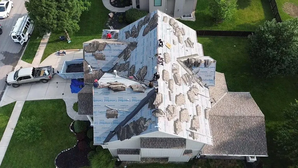 Slide of Family Construction Roofing