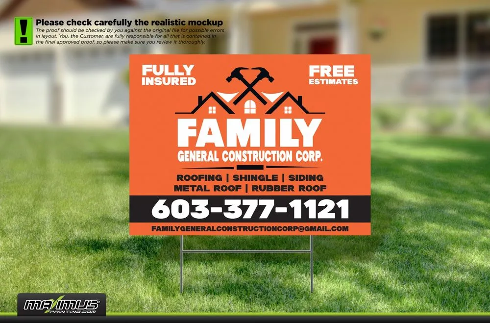 Slide of Family General Construction