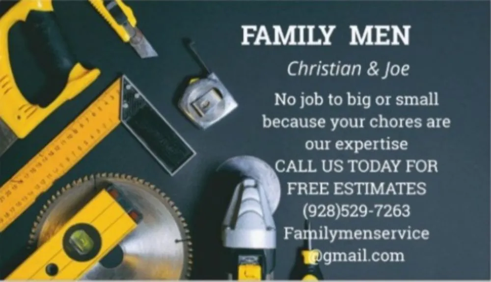 Slide of Family Men Service