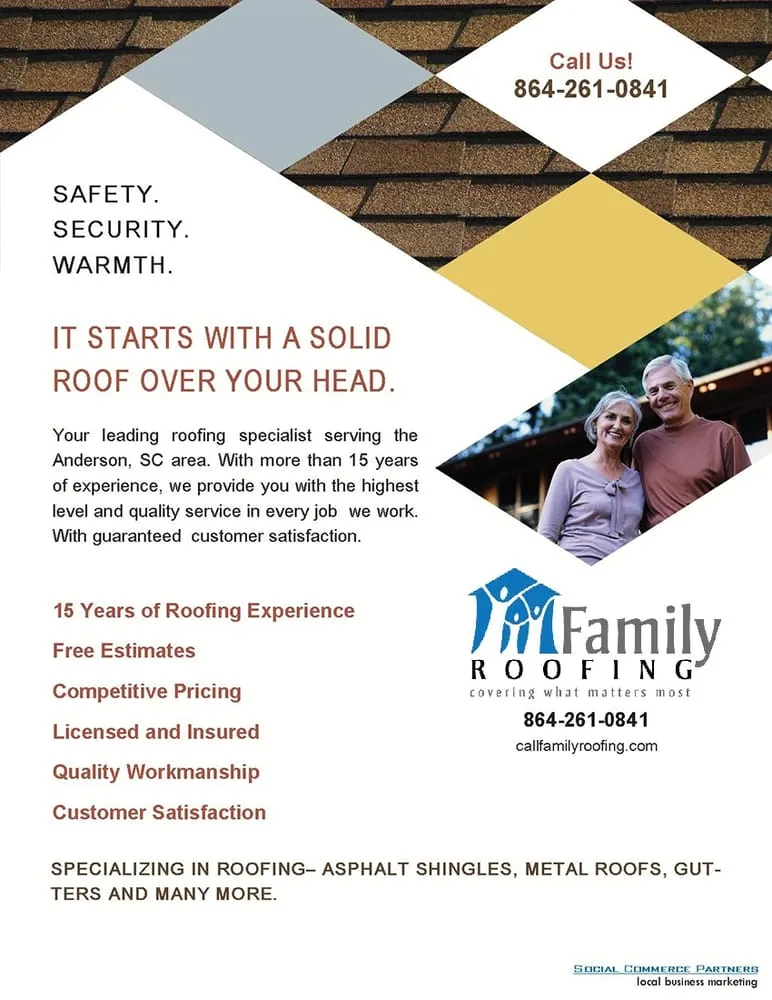 Slide of Family Roofing