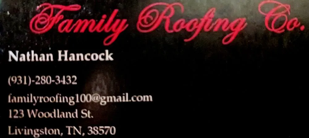 Slide of Family Roofing