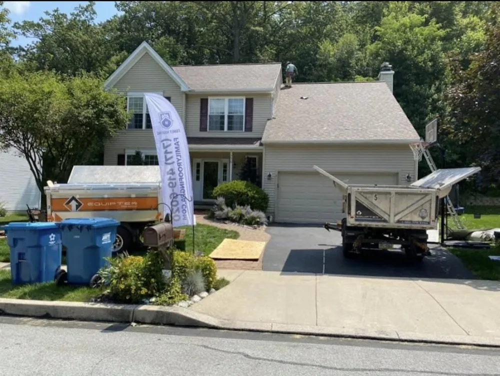 Licensed flat roof repair in Narvon, PA by Family Roofing