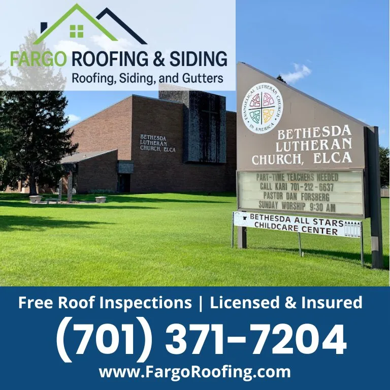 Slide of Fargo Roofing & Siding