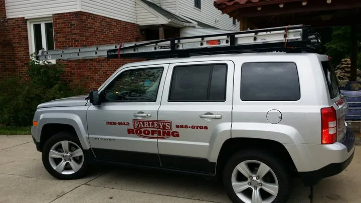 Slide of Farley's Roofing