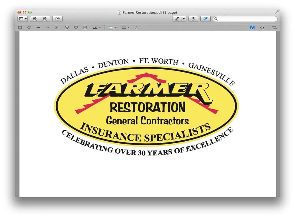 Slide of Farmer Roofing