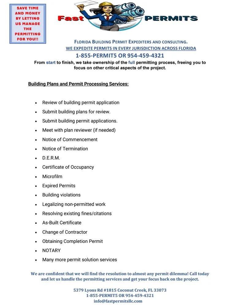 Slide of Fast Permits