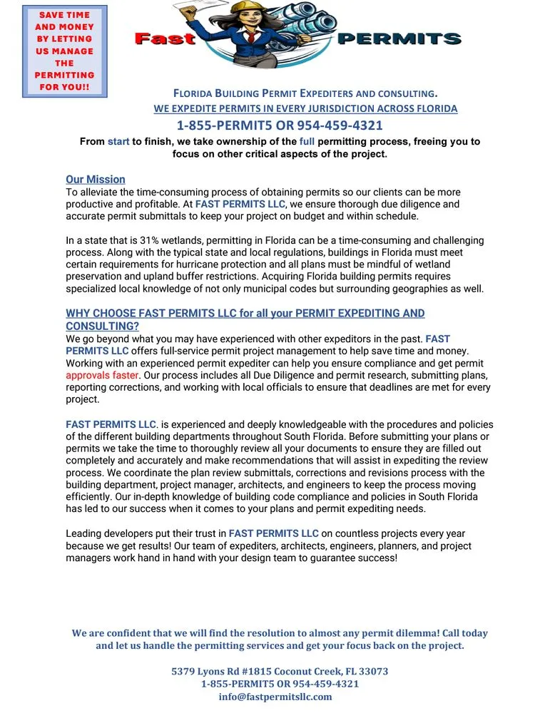 Slide of Fast Permits