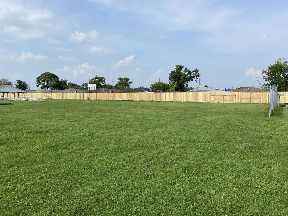 Slide of Fence Line Construction