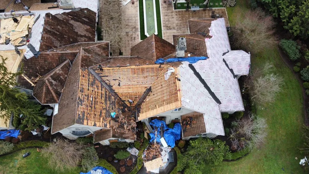 Slide of Final Roofing & Retro-Fit