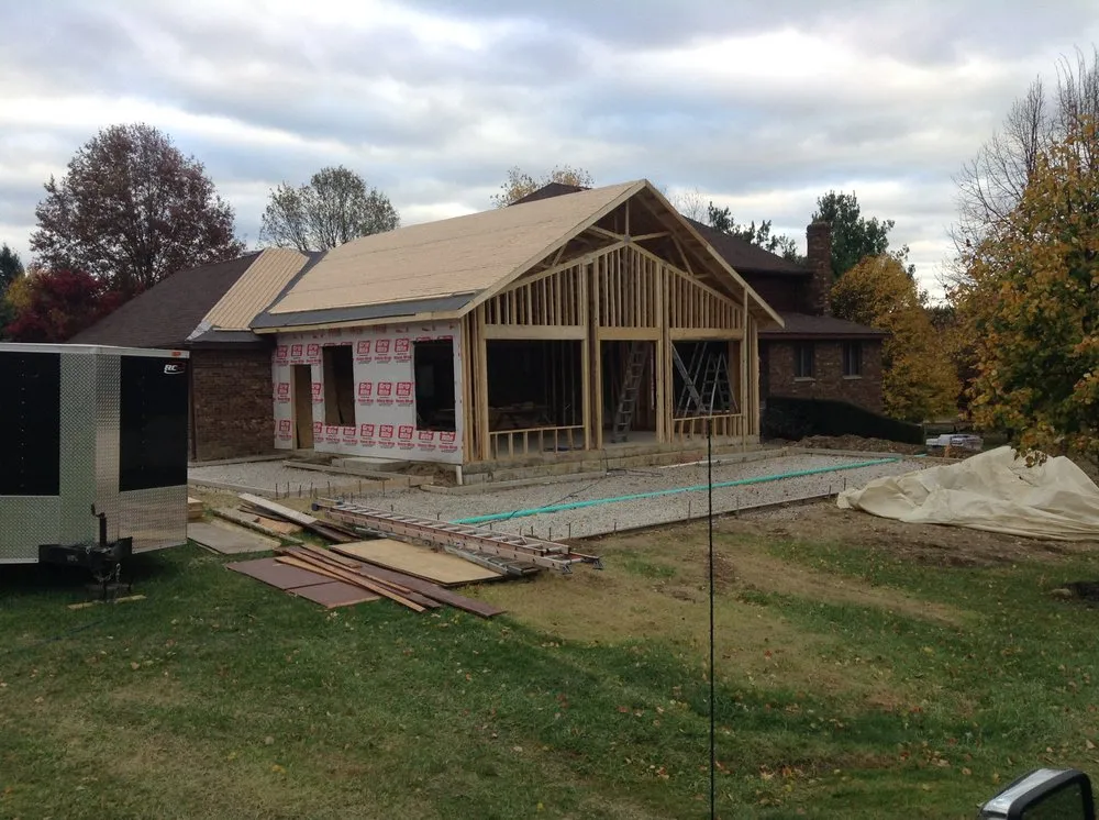 Slide of Finish Line Construction