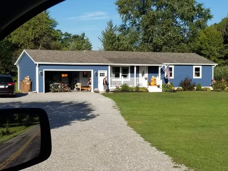 Slide of Finish Line Construction
