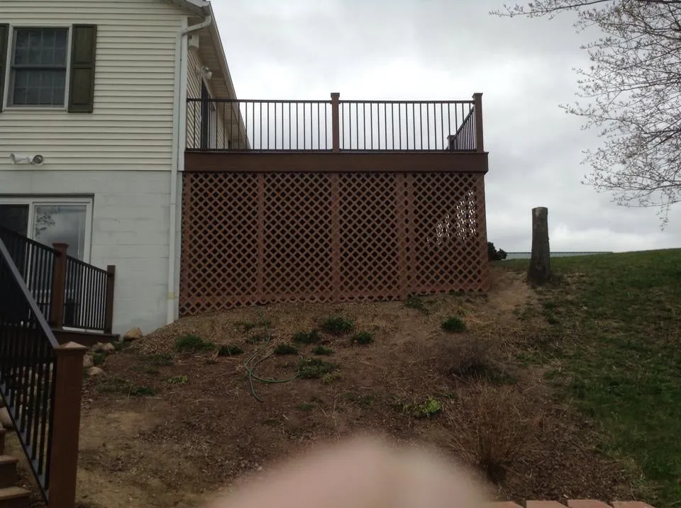 Slide of Finish Line Construction