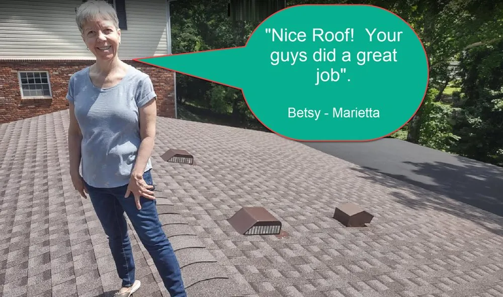 Slide of Finley's Roofing