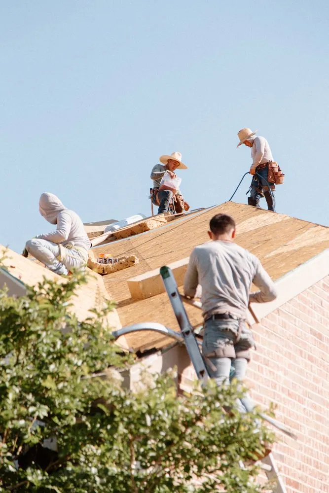 Slide of Firefighter Roofing