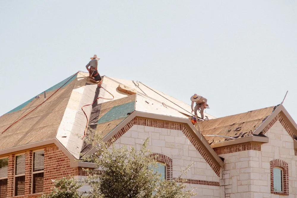 Slide of Firefighter Roofing