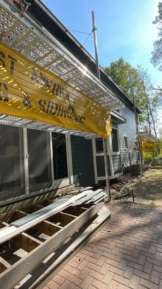 Slide of First American Roofing & Siding