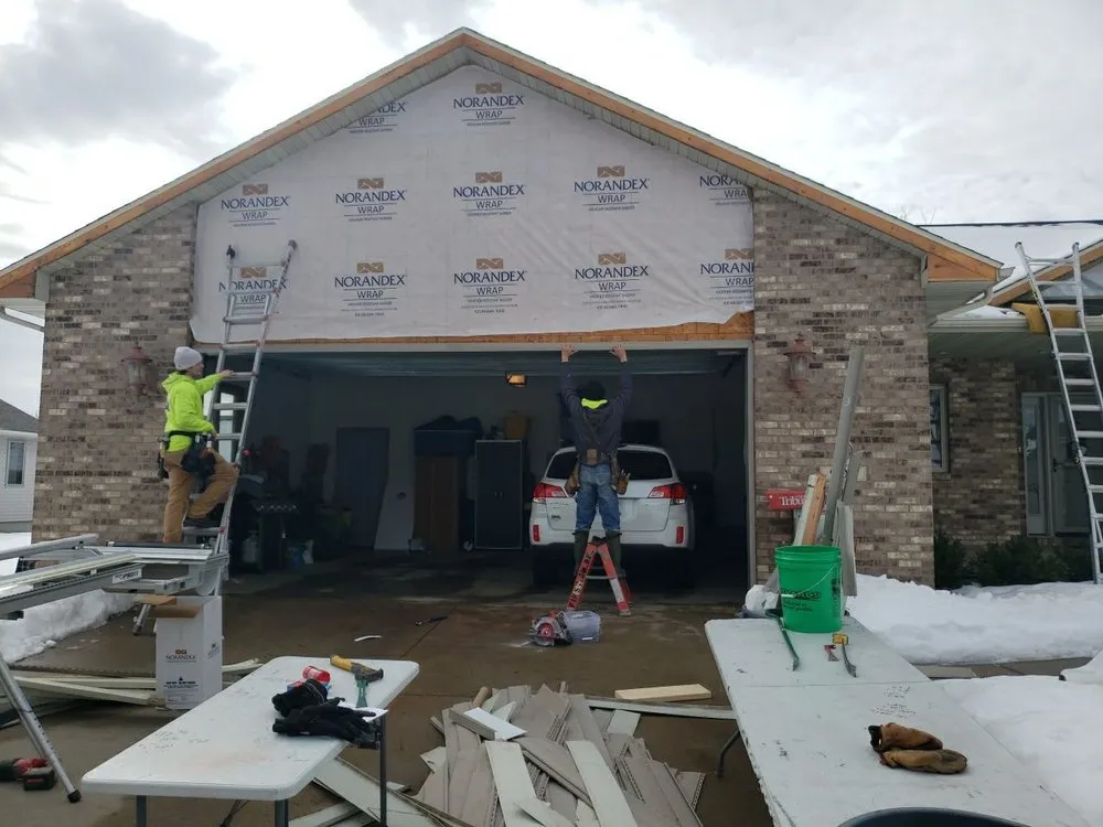 Slide of First American Roofing & Siding