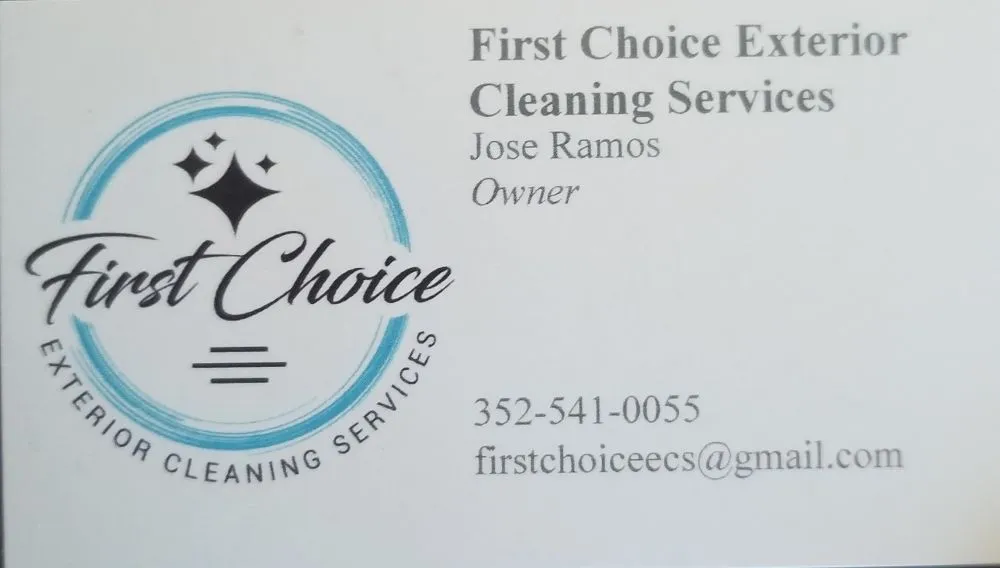 Slide of First Choice Exterior Cleaning Services