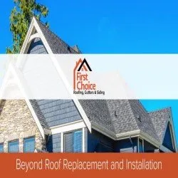 Slide of First Choice Gutters & Siding
