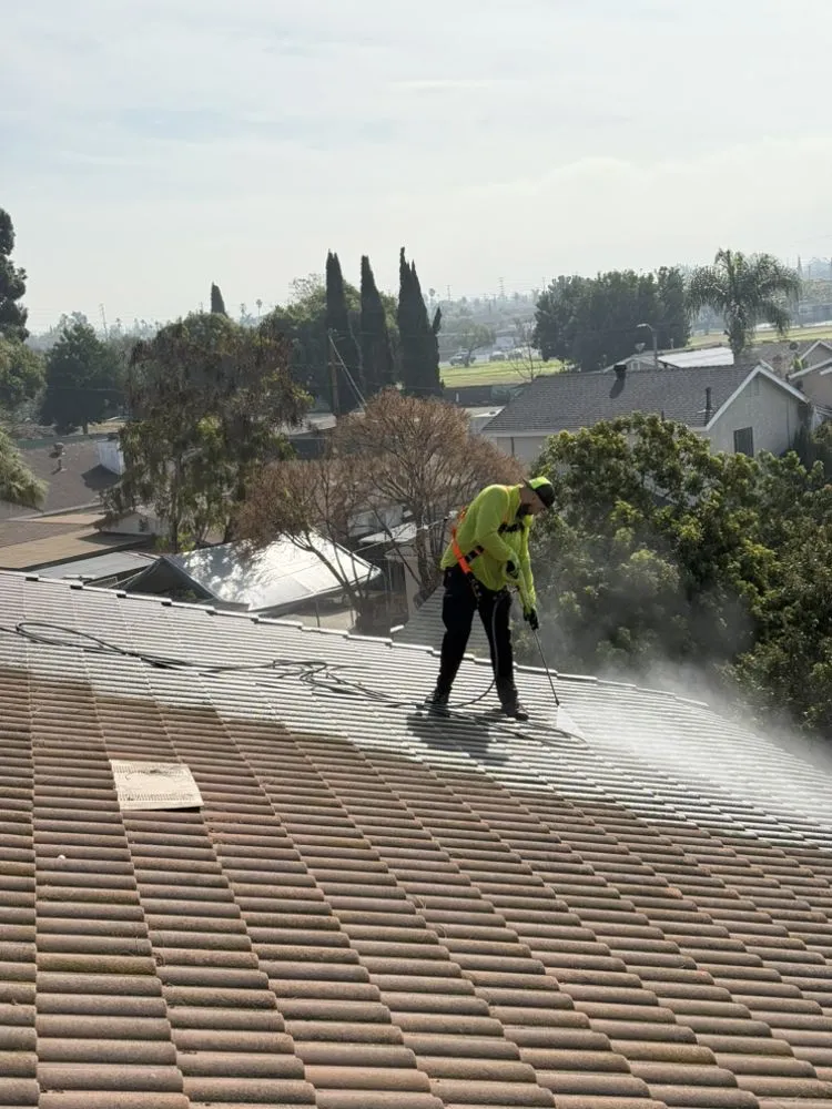 Slide of First Class Roof Cleaning