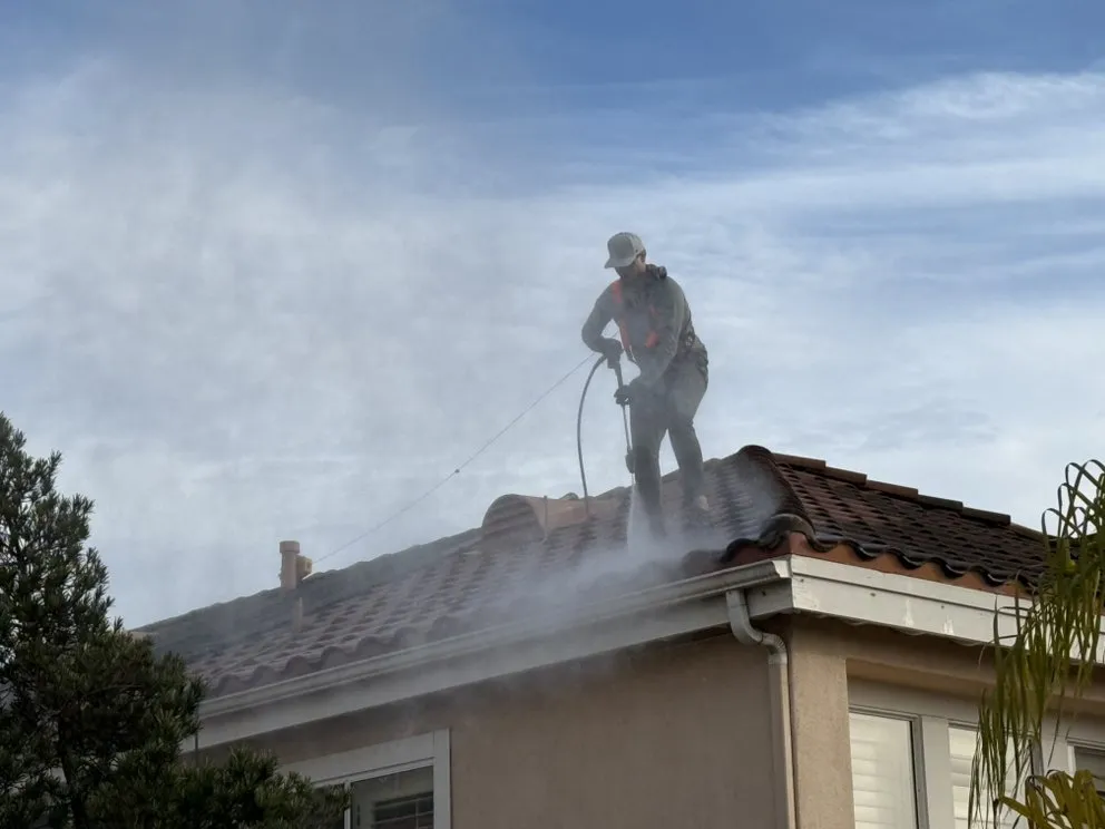 Slide of First Class Roof Cleaning
