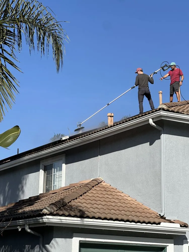 Slide of First Class Roof Cleaning