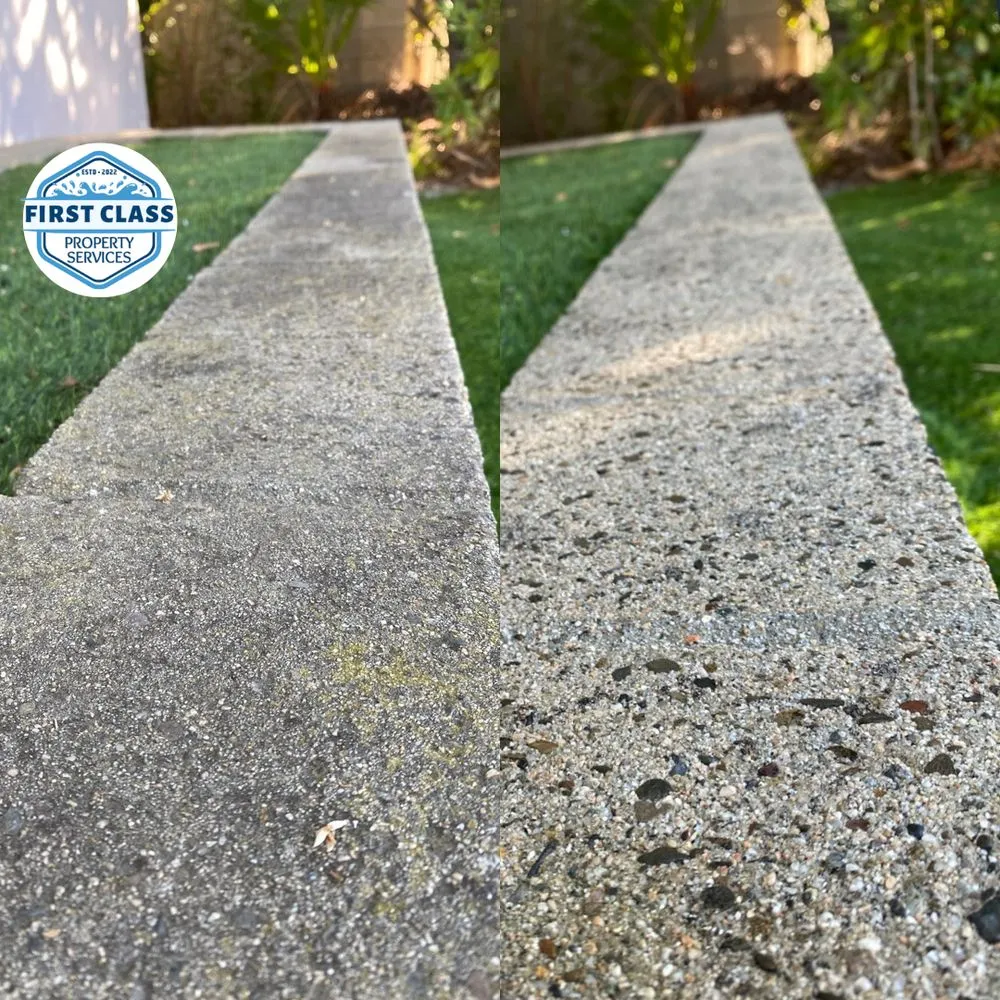 Slide of First Class Roof Cleaning