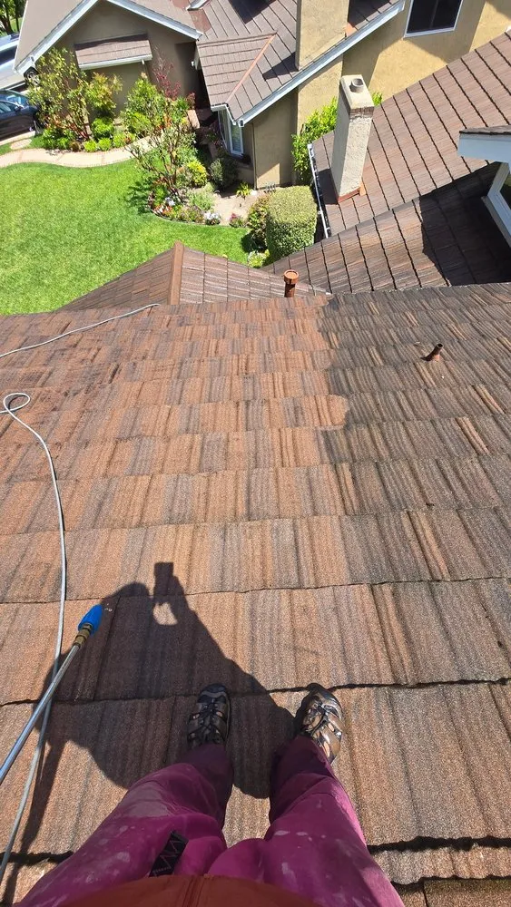 Slide of First Class Roof Cleaning