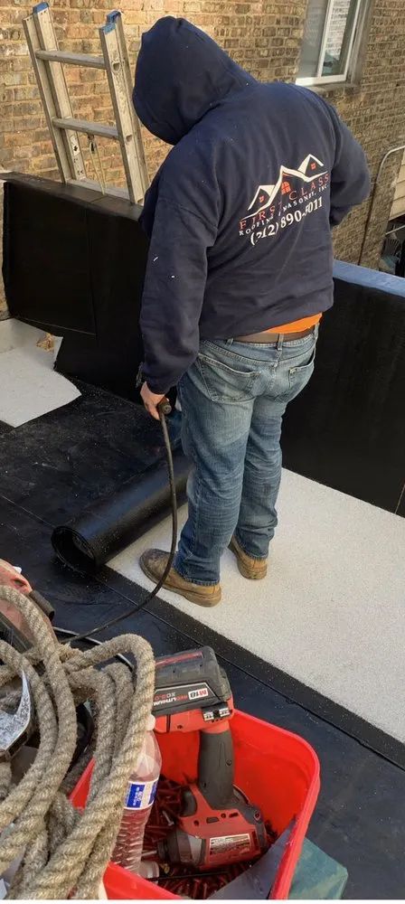 Slide of First Class Roofing & Masonry