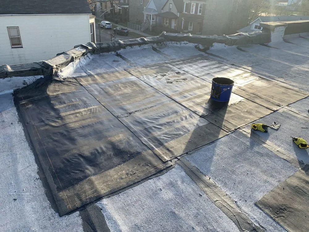 Slide of First Class Roofing