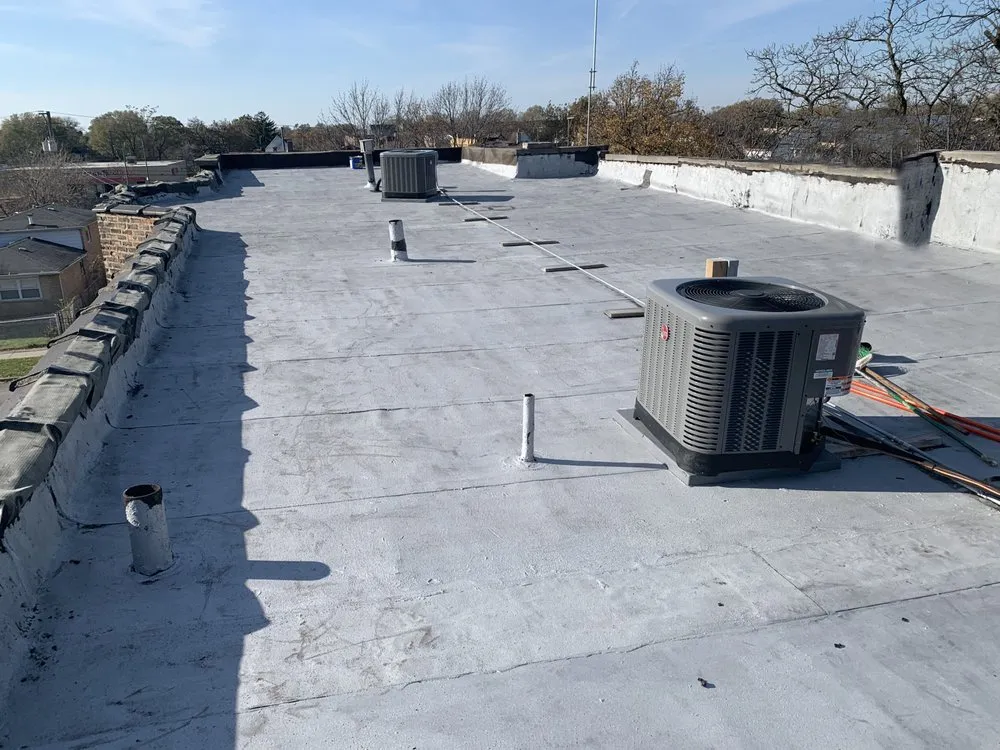 Slide of First Class Roofing