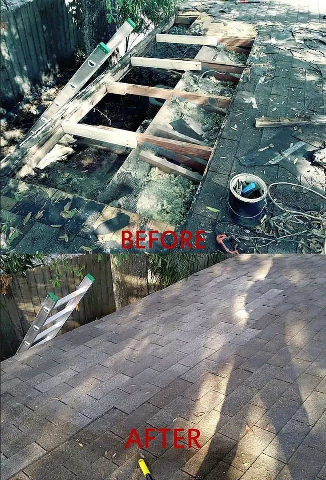 Slide of First Class Roofing