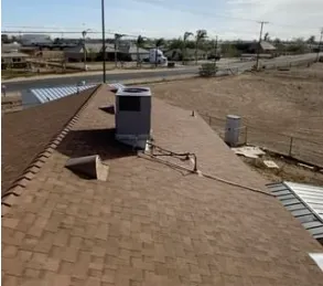 Slide of First Class Roofing