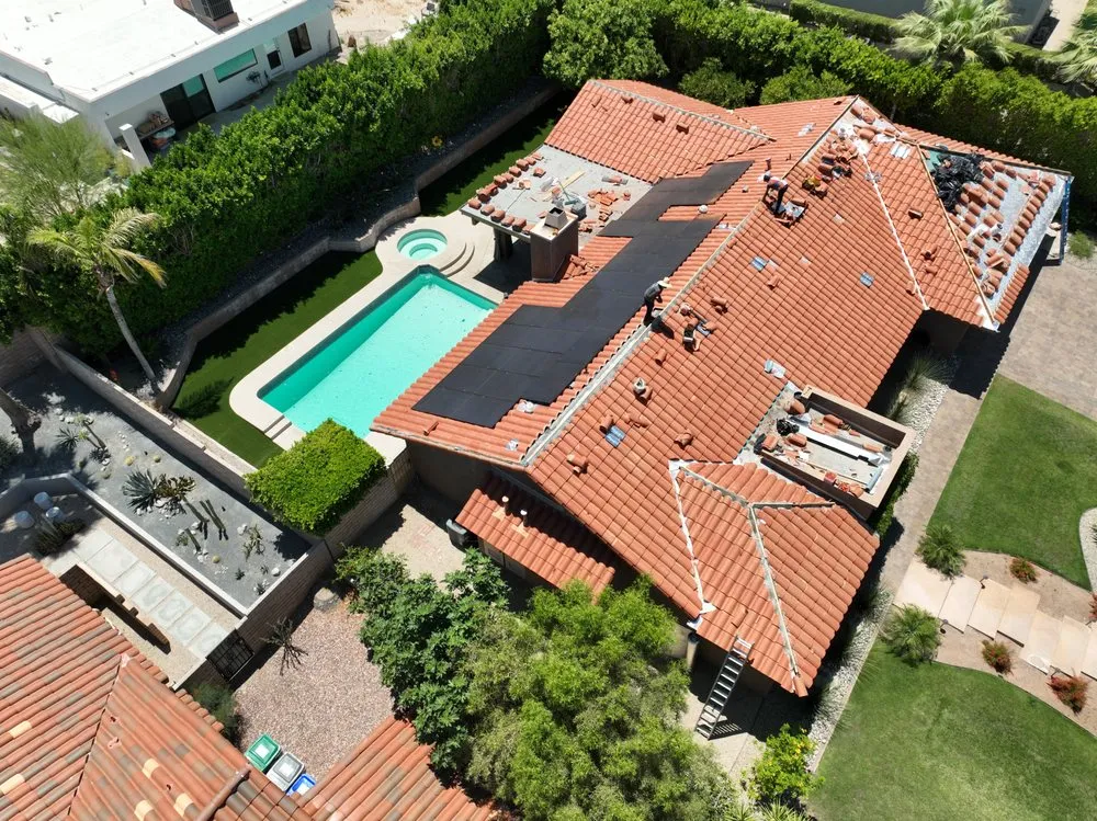 Slide of First Division Roofing