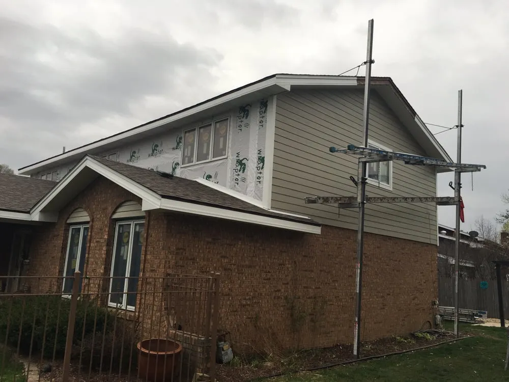 Slide of First Midwest construction