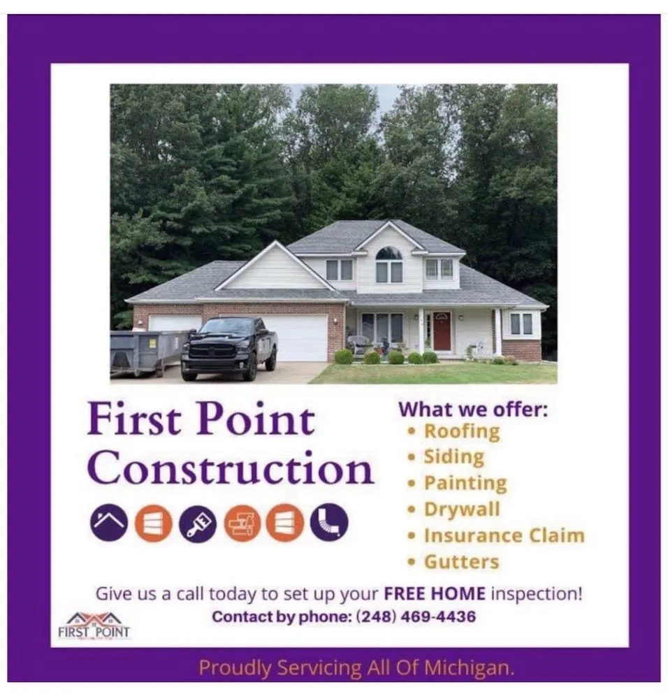 Slide of First Point Construction & Restoration