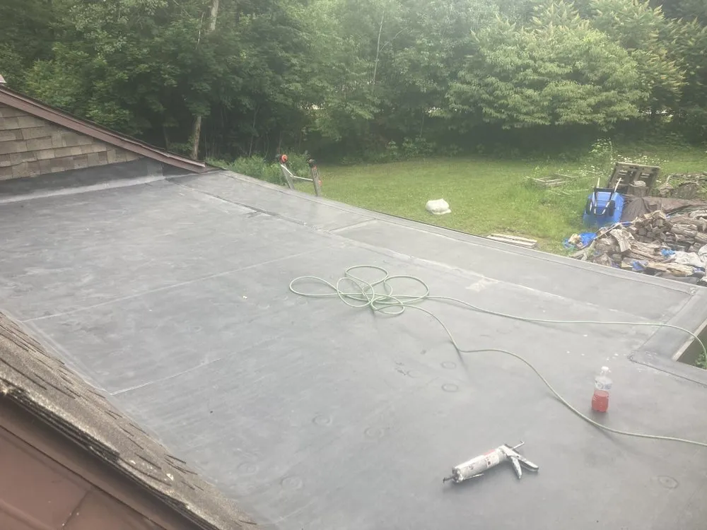 Professional metal roofing installation in Saegertown, PA by First Rate roofing and construction