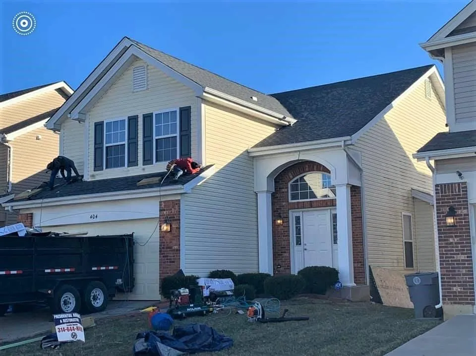Licensed roof replacement in St Louis, MO by First Responders Roofing