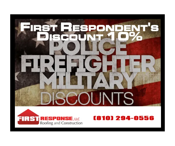 Slide of First Response Roofing and Construction