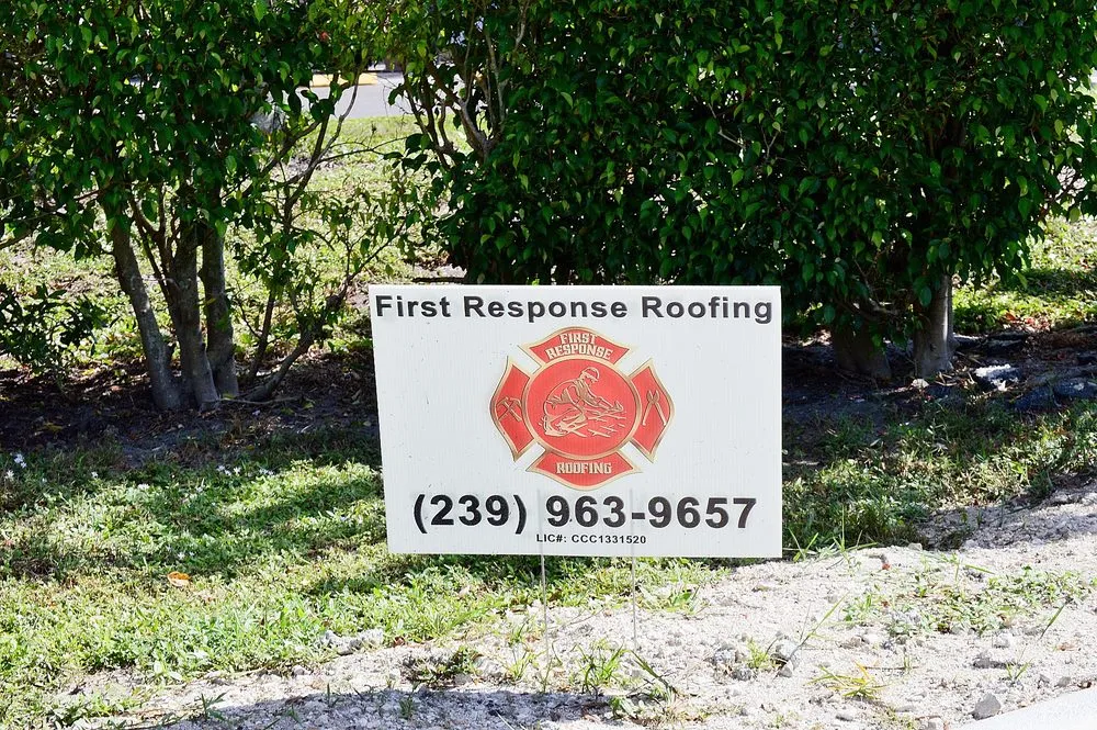 Slide of First Response Roofing